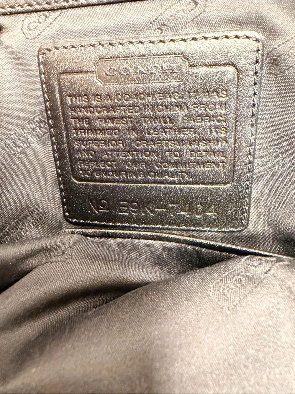 Vintage - Coach Mercer Grey Nylon Backpack